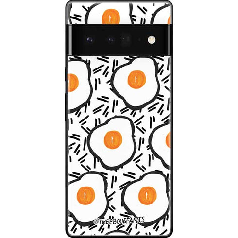 Bouffants and Broken Hearts Eggs Google Pixel 6 Pro Skin